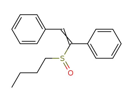 Benzene, 1,1'-[1-(butylsulfinyl)-1,2-ethenediyl]bis-, (E)-