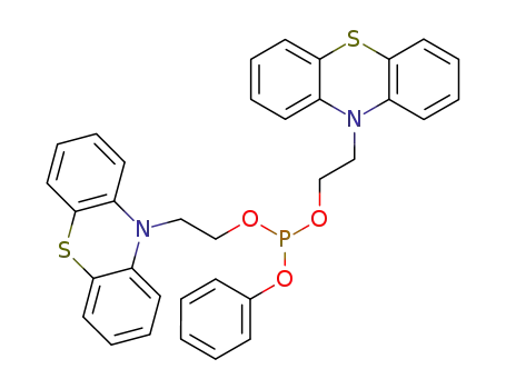 phosphorous acid bis-(2-phenothiazin-10-yl-ethyl) ester phenyl ester