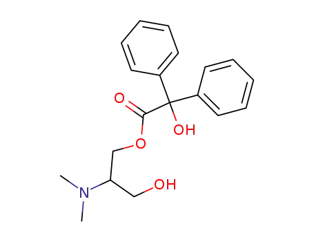 Benzilsaeure-(2-dimethylamino-3-hydroxy-propylester)