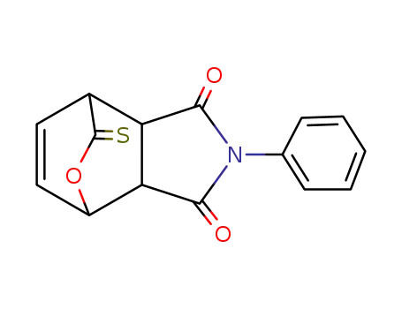 2-phenyl-6-thioxo-tetrahydro-4,7-etheno-pyrano[3,4-<i>c</i>]pyrrole-1,3,6-trione