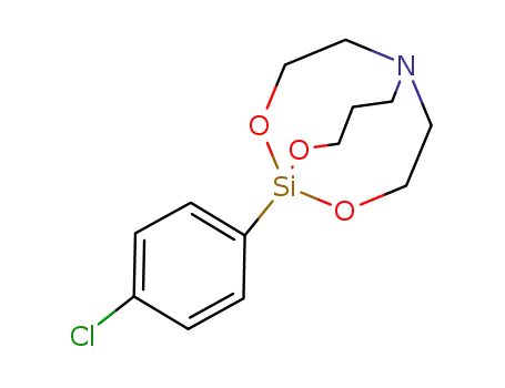 1-(4-chloro-phenyl)-2,9,10-trioxa-6-aza-1-sila-bicyclo[4.3.3]dodecane
