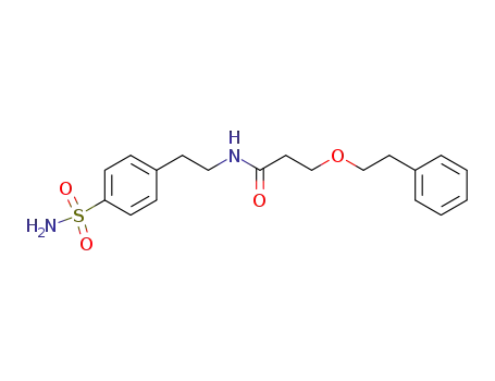 Molecular Structure of 53446-60-9 (3-Phenethyloxy-N-[2-(4-sulfamoyl-phenyl)-ethyl]-propionamide)