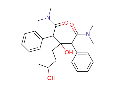 N,N,N',N',-Tetramethyl-3-hydroxy-2,4-diphenyl-3-(3-hydroxy-butyl)-glutaramid