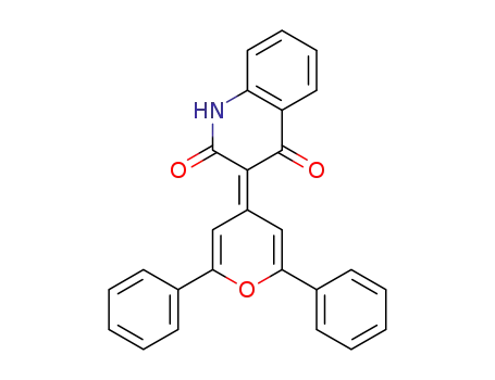3-(2,6-diphenyl-pyran-4-ylidene)-1<i>H</i>-quinoline-2,4-dione