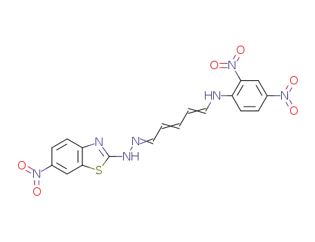 5-(2,4-dinitro-anilino)-penta-2,4-dienal (6-nitro-benzothiazol-2-yl)-hydrazone