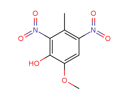 Molecular Structure of 861327-70-0 (6-methoxy-3-methyl-2,4-dinitro-phenol)