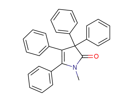 Molecular Structure of 7731-77-3 (1-methyl-3,3,4,5-tetraphenyl-1,3-dihydro-pyrrol-2-one)