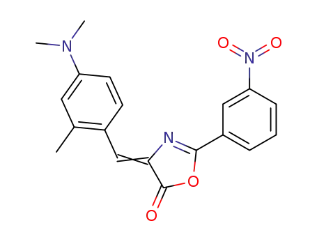 4-(4-dimethylamino-2-methyl-benzylidene)-2-(3-nitro-phenyl)-4<i>H</i>-oxazol-5-one