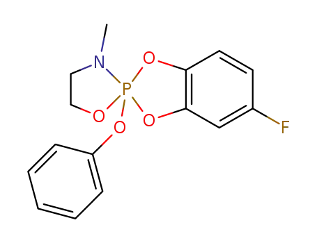 5-fluoro-3'-methyl-2-phenoxy-2λ<sup>5</sup>-spiro[benzo[1,3,2]dioxaphosphole-2,2'-[1,3,2]oxazaphospholidine]
