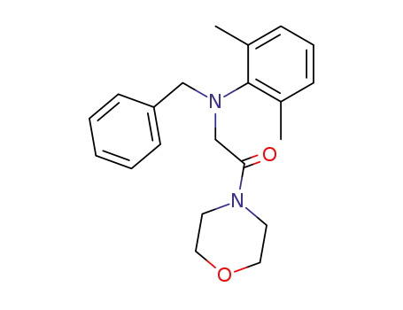 4-[<i>N</i>-benzyl-<i>N</i>-(2,6-dimethyl-phenyl)-glycyl]-morpholine
