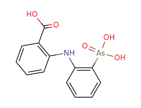 Molecular Structure of 873387-02-1 (<i>N</i>-(2-arsono-phenyl)-anthranilic acid)