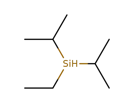 Molecular Structure of 17591-40-1 (Silane, ethylbis(1-methylethyl)-)