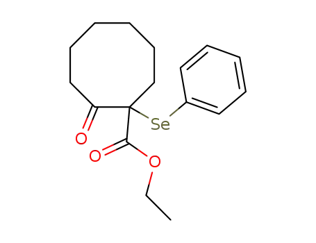 2-Carbethoxy-2-phenylselenocyclooctanon