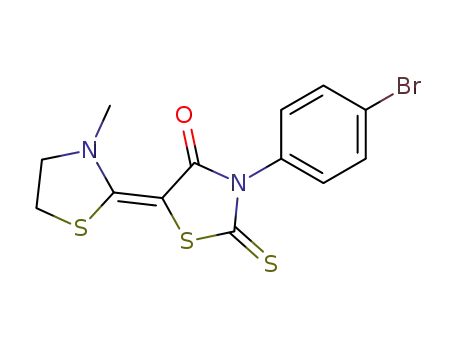 3'-(4-bromo-phenyl)-3-methyl-2'-thioxo-tetrahydro-[2,5']bithiazolyliden-4'-one