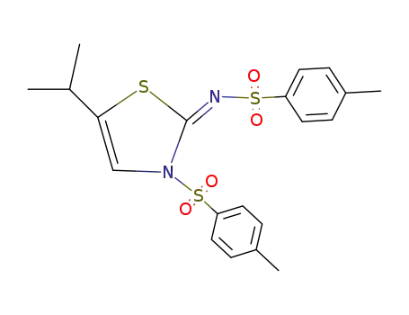 5-isopropyl-3-(toluene-4-sulfonyl)-2-(toluene-4-sulfonylimino)-2,3-dihydro-thiazole