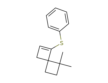 Spiro[3.3]hept-1-ene, 5,5-dimethyl-1-(phenylthio)-