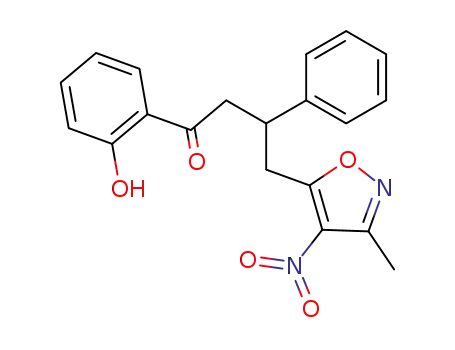 1-(2-hydroxy-phenyl)-4-(3-methyl-4-nitro-isoxazol-5-yl)-3-phenyl-butan-1-one