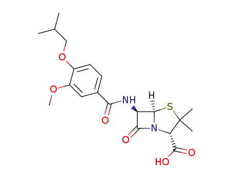 6β-(4-isobutoxy-3-methoxy-benzoylamino)-penicillanic acid