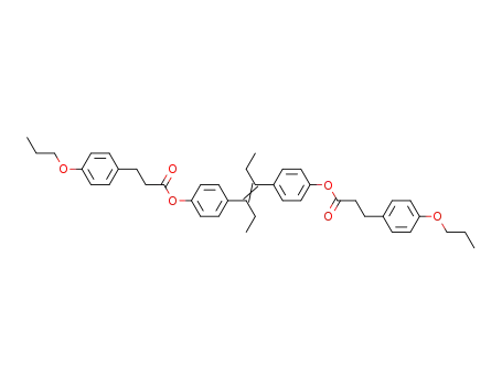 Diaethylstilboestrol-bis-β-(p-propoxyphenyl)-propionat