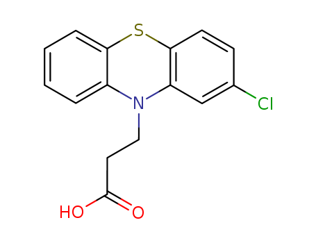 10H-Phenothiazine-10-propanoic acid, 2-chloro-