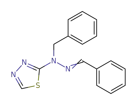 benzaldehyde benzyl-[1,3,4]thiadiazol-2-yl-hydrazone
