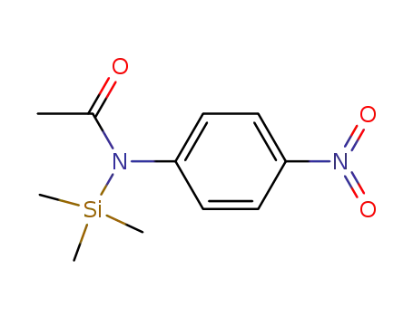 Trimethylsilylderivat von p-Nitroacetanilid