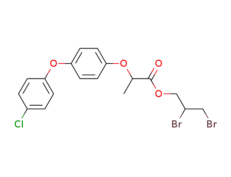 Propanoic acid, 2-[4-(4-chlorophenoxy)phenoxy]-, 2,3-dibromopropyl
ester