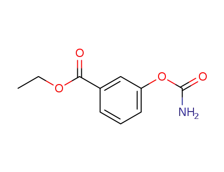 Molecular Structure of 63082-11-1 (Benzoic acid, 3-[(aminocarbonyl)oxy]-, ethyl ester)