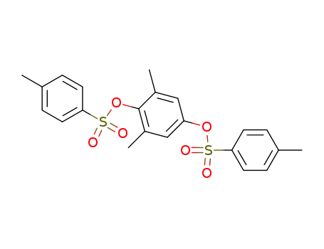 Molecular Structure of 19520-53-7 (3,5-Dimethyl-1,4-bis-(p-toluolsulfonyloxy)-benzol)