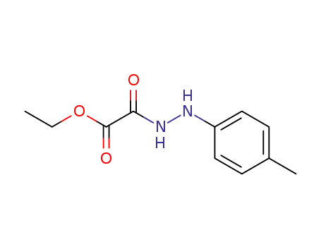 Molecular Structure of 39771-53-4 (Ethanedioic acid, monoethyl ester, 2-(4-methylphenyl)hydrazide)