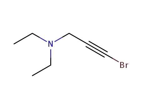 Molecular Structure of 14502-49-9 (2-Propyn-1-amine, 3-bromo-N,N-diethyl-)