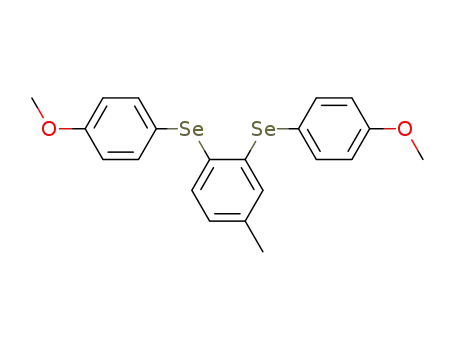 1,2-Bis-(4-methoxy-phenylselanyl)-4-methyl-benzene