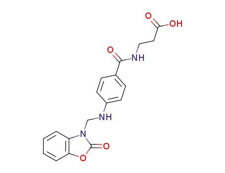 b-Alanine, N-[4-[[(2-oxo-3(2H)-benzoxazolyl)methyl]amino]benzoyl]-