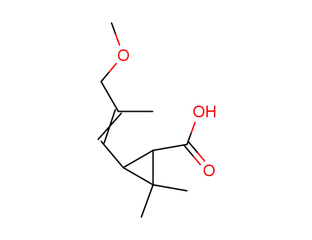 2,2-Dimethyl-3-(2'-methoxymethyl-1'-propenyl)-cyclopropane-carboxylic acid