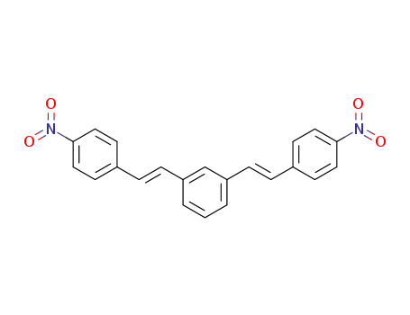 1,3-bis-(4-nitro-<i>trans</i>-styryl)-benzene