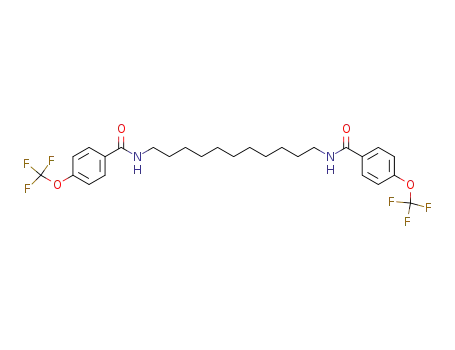 Molecular Structure of 27890-96-6 (Benzamide, N,N'-1,11-undecanediylbis[4-(trifluoromethoxy)-)