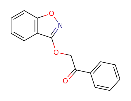 Molecular Structure of 66570-88-5 (Ethanone, 2-(1,2-benzisoxazol-3-yloxy)-1-phenyl-)