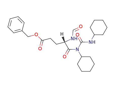 Molecular Structure of 14664-39-2 (N-(N-Formyl-γ-benzyl-l-glutamyl)-N,N-dicyclohexylharnstoff)