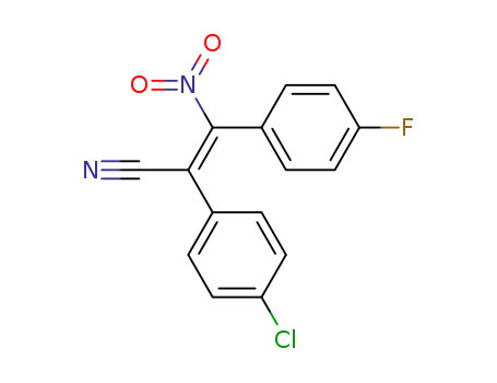 (Z)-2-(4-Chloro-phenyl)-3-(4-fluoro-phenyl)-3-nitro-acrylonitrile