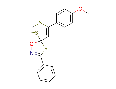 5-[(<i>Z</i>)-2-(4-methoxy-phenyl)-2-methylsulfanyl-vinyl]-5-methylsulfanyl-3-phenyl-[1,4,2]oxathiazole