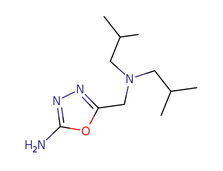 5-(diisobutylamino-methyl)-[1,3,4]oxadiazol-2-ylamine
