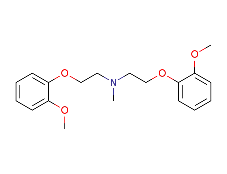 Molecular Structure of 70443-97-9 (Bis<2-(2-methoxyphenoxy)ethyl>methylamin)
