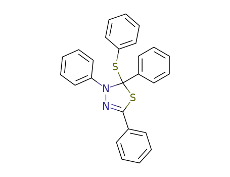 2,3,5-triphenyl-2-phenylsulfanyl-2,3-dihydro-[1,3,4]thiadiazole
