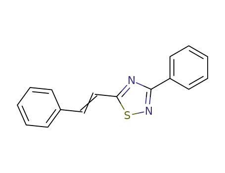 3-phenyl-5-styryl-[1,2,4]thiadiazole