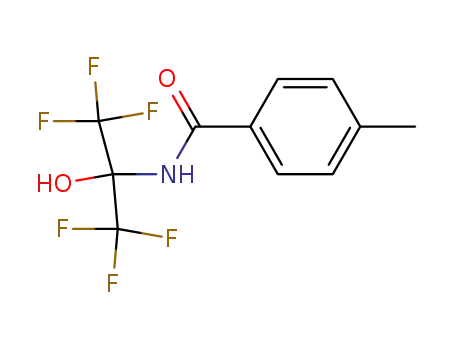 4-Methyl-N-(2,2,2-trifluoro-1-hydroxy-1-trifluoromethyl-ethyl)-benzamide