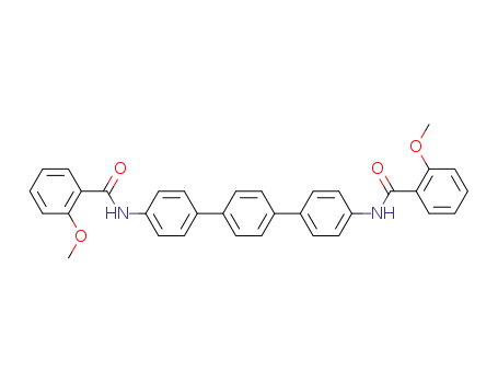Molecular Structure of 133326-34-8 (4,4''-Bis-(2-methoxy-benzoylamino)-<i>p</i>-terphenyl)