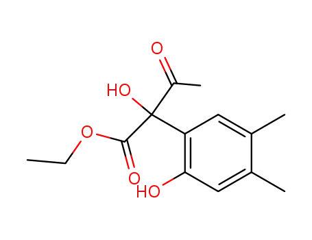 (+/-)-2-Hydroxy-2-(2-hydroxy-4,5-dimethyl-phenyl)-3-oxo-buttersaeure-aethylester