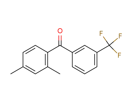 Molecular Structure of 845-02-3 (2,4-Dimethyl-3'-trifluormethyl-benzophenon)