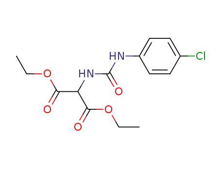 1,3-Diethyl 2-[[[(4-chlorophenyl)amino]carbonyl]amino]propanedioate