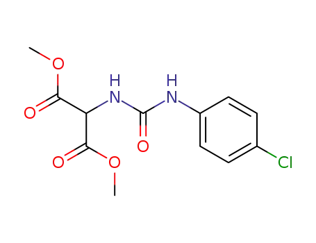 <N'-(p-Chlorphenyl)-ureido>-malonsaeure-dimethylester